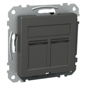Datarasia 2xRJ45 LexCom antrasiitti